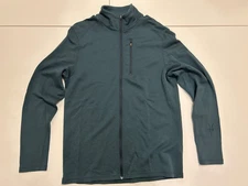 Ibex Mens Large Full Zip Fleece