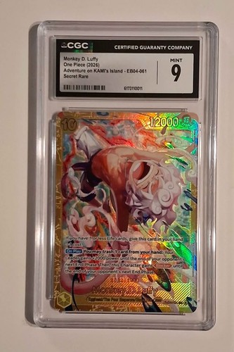 Monkey.D.Luffy graded CGC 9 for sale on eBay