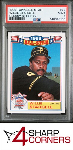 Willie Stargell #22 1989 Topps All Star Glossy Set of 22 card