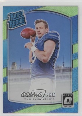 2017 Donruss Optic Rated Rookie Lime Green Prizm Davis Webb #198 Rookie RC w5v