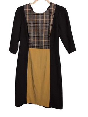 Connected Apparel Dress Career Travel Casual Plaid Colorblock Stylish Unique 8P