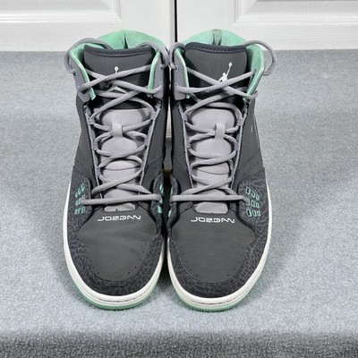 Size 13 - Air Jordan 1 Flight Grey Green Glow for sale  display picture 1