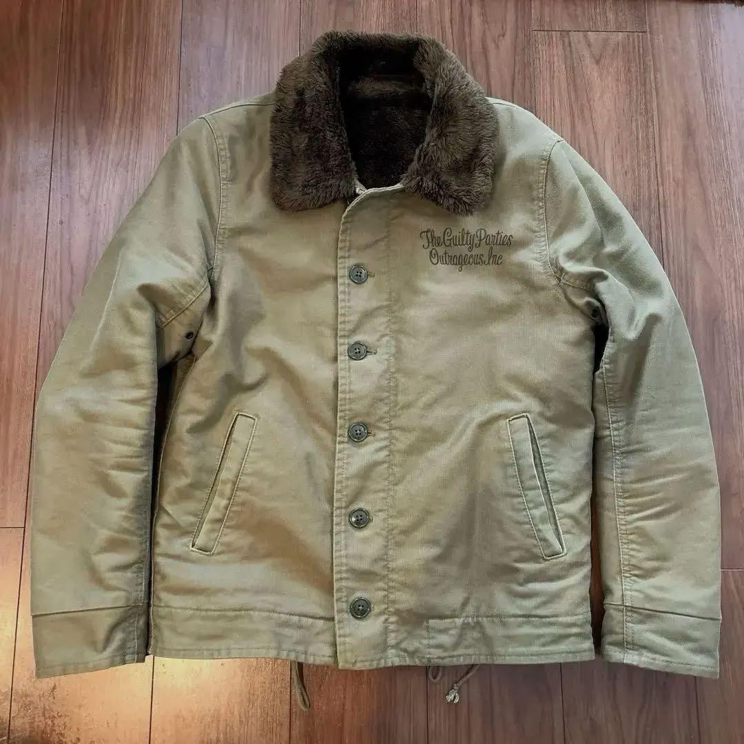 Wacko Maria N-1 Deck Jacket M Size Mens Used Excellent Wacko Maria N-1 Deck Jacket M Size Mens Used Excellent