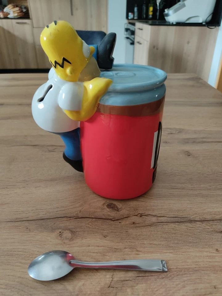 Tirelire Porcelaine / Homer Simpson / Beer / 1998 / Fox - Photo 4/4