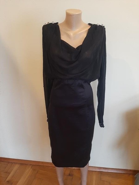 Women Pinko Dress Black 36 / S / 44 #CFDT