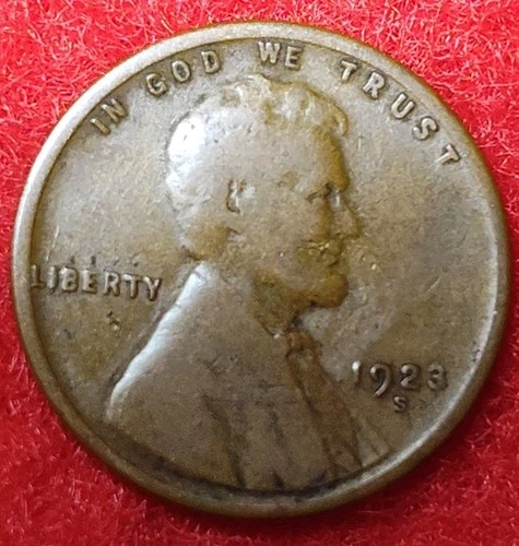 1923S Lincoln Cent / Very Good to Fine VG F / Low Shipping / Coin #L231