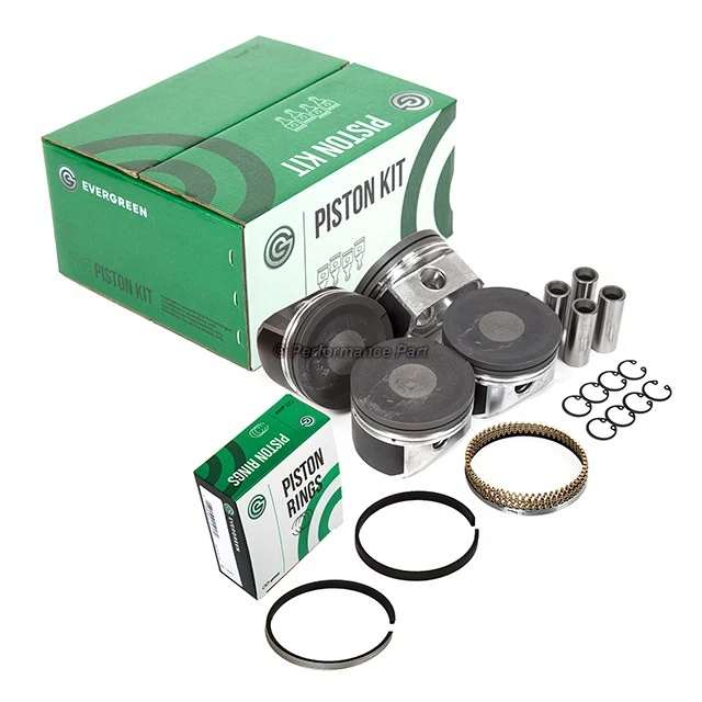 Pistones con anillos pasador de muñeca de 20 mm para 97-00 Audi Volkswagen Turbo 1.8L 20V Foto 2 de 4