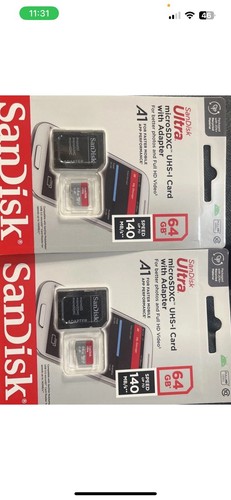 Dwie karty pamięci SanDisk Ultra Micro SD 64GB Class 10 SDHC SDXC 2 szt. - Zdjęcie 20 z 24