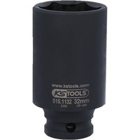 "Ks Tools 515.1132 1/2\" Sechskant-Kraft-Stecknuss, Lang, 32Mm"