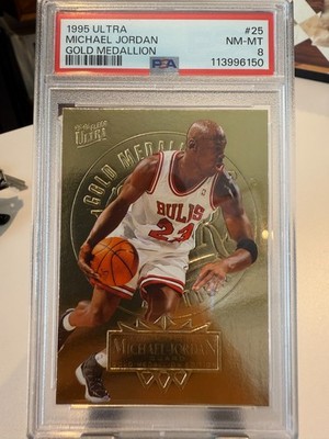 GOLD MEDALLION‼️ MICHAEL JORDAN POP. 358 GOLD MEDALLION‼️ MICHAEL JORDAN POP. 358 1995-96 FLEER