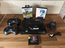 Sega Mega Drive 1 Console with Leads, 2X controllers and power supply, See Pics
