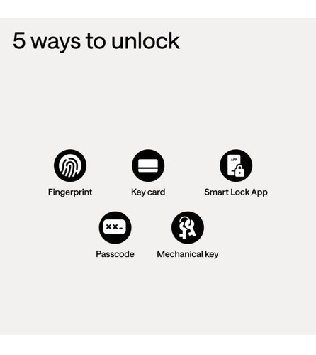 Smart Mortise Lock WiFi Camera Fingerprint RFID Keypad App Control EU DIN Door - Picture 4 of 10