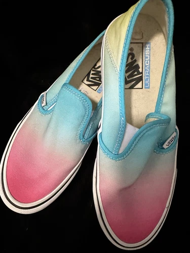 Vans slip on pastello ombreggiato taglia 7 1 2 donna