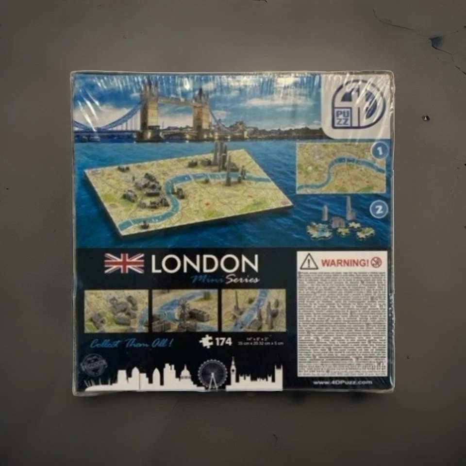 NEW 4D Cityscape Puzzle London Mini Series 174 Piece  14" x 8" X 2" L@@K - Image 2 of 2