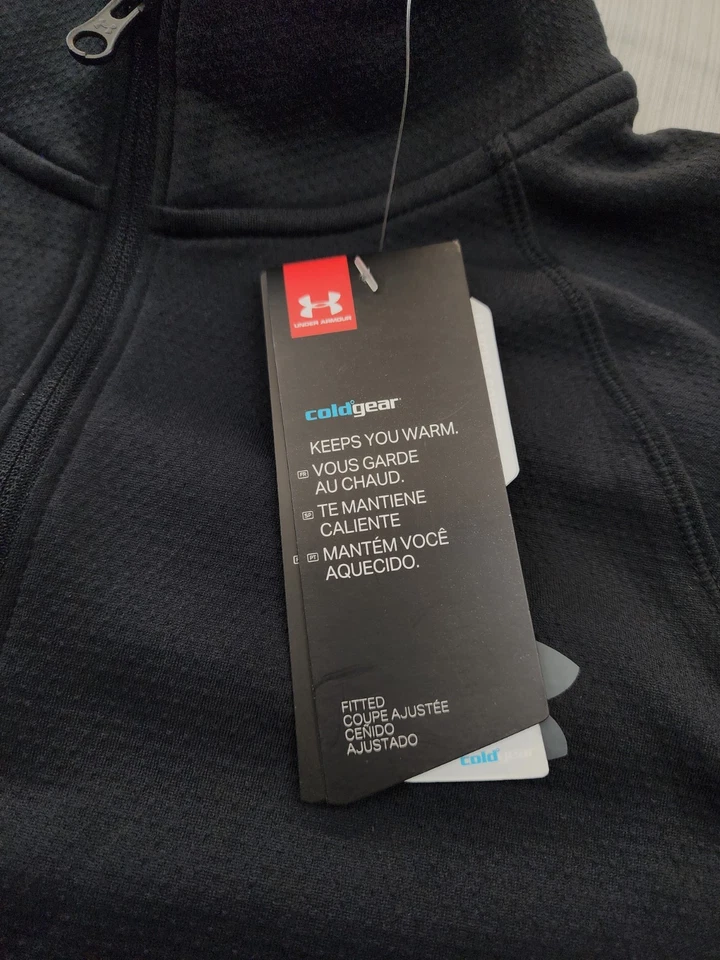 New Mens Under Armour ColdGear Base 4.0 1/4 Zip Baselayer Shirt Size Small $90 - Image 4 of 4