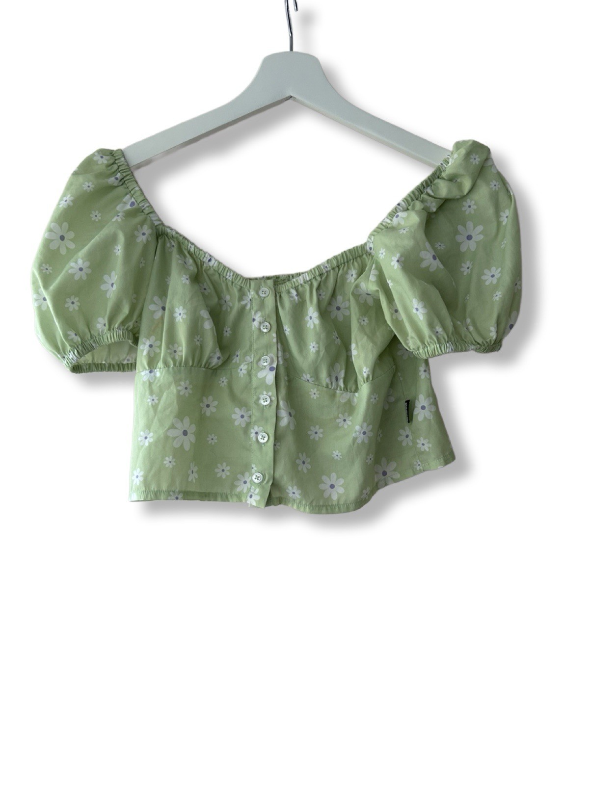 MINGA London cute Floral Milkmaids  Blouse Top Size 12, Excellent Condition
