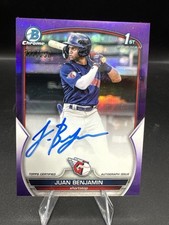2023 Bowman Chrome Prospect Auto Purple #CPAJBN Juan Benjamin #/250