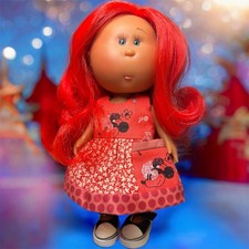 Doll Mia 9'' Nines d'Onil OOP HTF Medium skin tone ARIEL Applied lashes Dressed