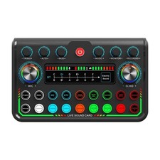 Live Broadcast Sound Card Auditory Adapter Dynamic Mic Instantly For PC Gaming