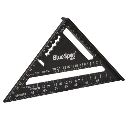 Blue Spot Tools 25704 180mm (7"") Metric Rafter Square