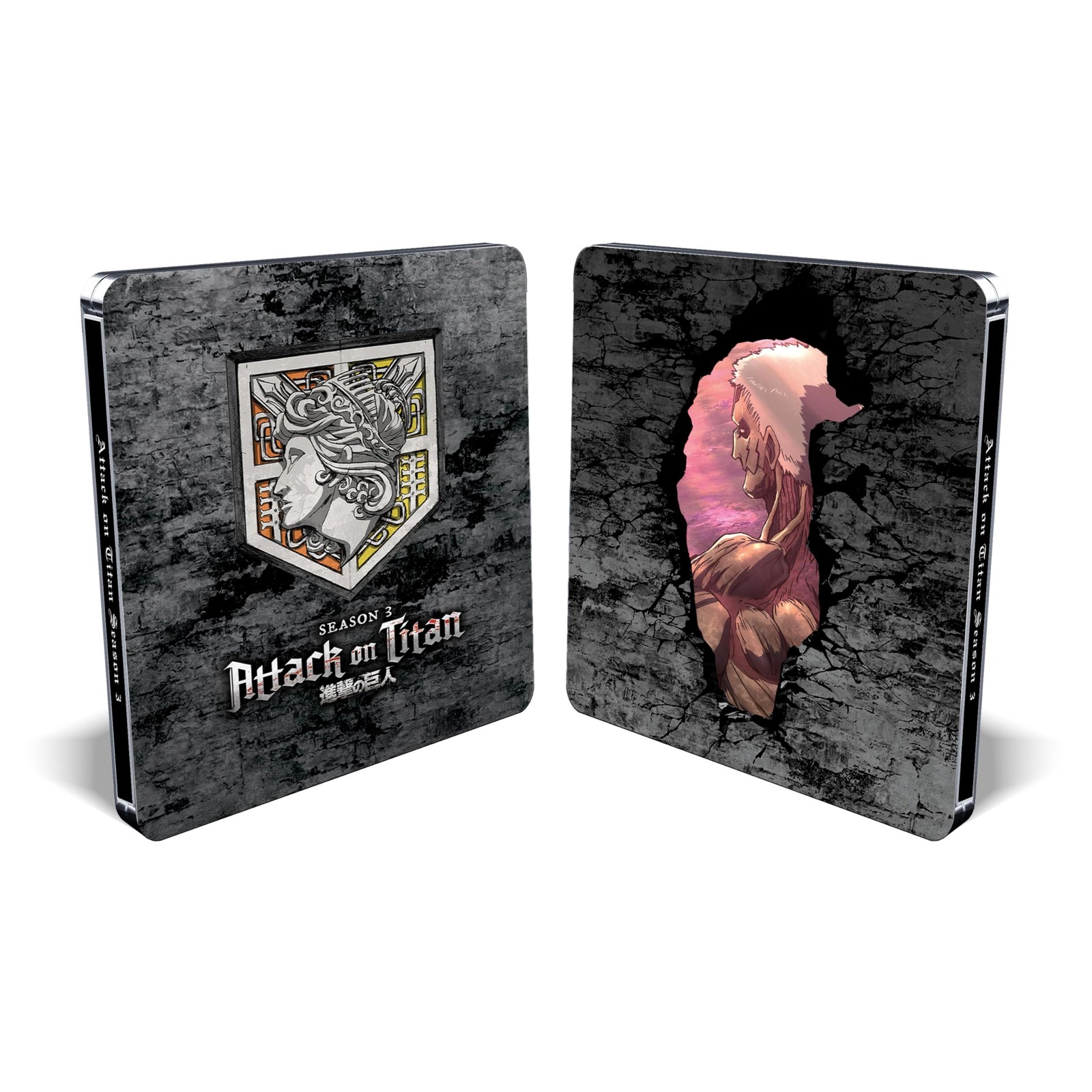 Attack on Titan - Season 3 Complete - Steelbook (Blu-ray)Another great item from Rarewaves USA | Free delivery!