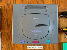 Victor V-Saturn RG-JX2 console system RG-CP6 pads RG-VC2 video cd vcd card sega
