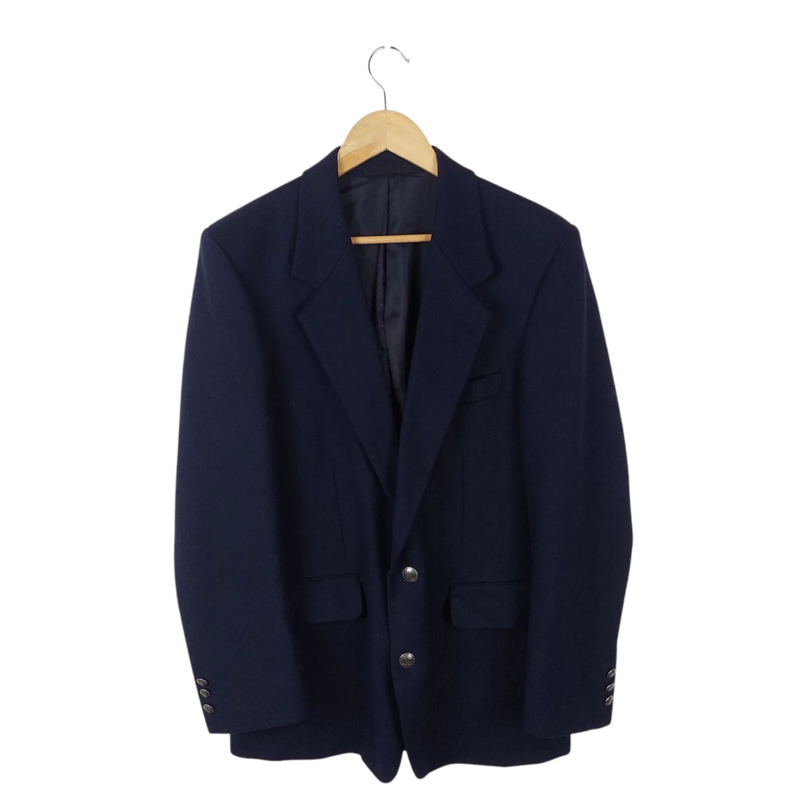 Pitlochry Mens Blue Wool Blazer Size 38R