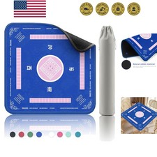 Mahjong Mat - Non-Slip Noise Reduction Gaming Mat 32.4x32.4 Inch for Mahjong/...
