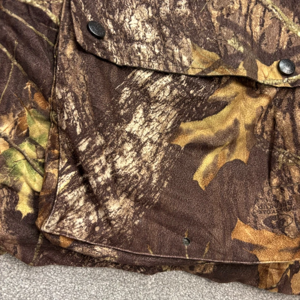 RealTree Jacket Adult X Large Brown Workwear Hunting Camo Lined Outdoors Men* - Image 4 of 4