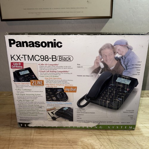 Panasonic 2 Line Telephone Digital Messaging System KX-TMC98-B Works Perfectly! - Photo 15/15