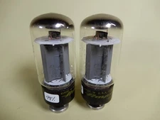 Sylvania 6L6GC Vacuum Tube Pair Amplitrex Tested 99% & 108% Gm Strong!