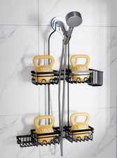 Shower Caddy Hanging Handheld Showerheads Rustproof Hanging Shower Organizer W/
