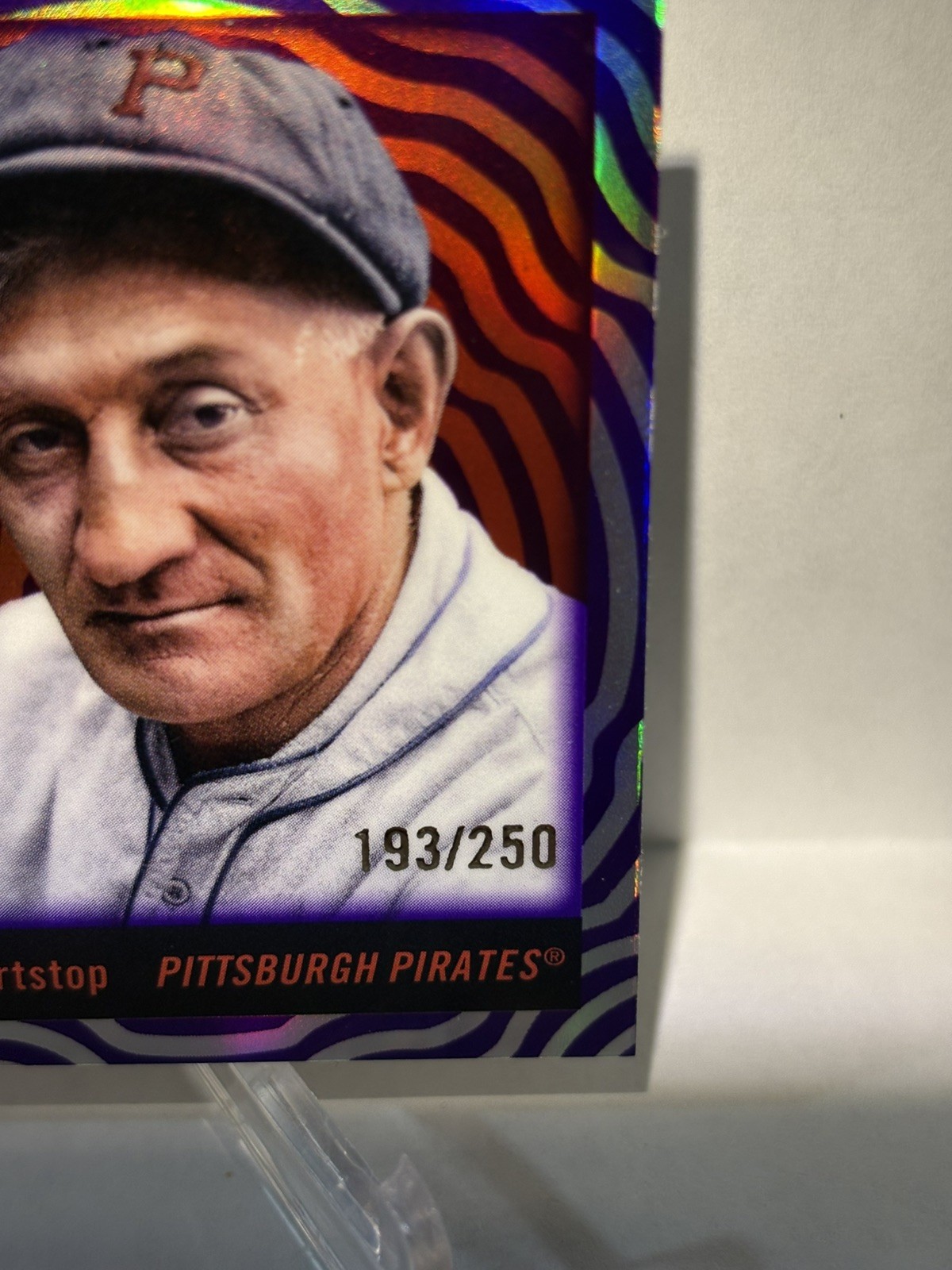 2025 Topps Chrome Platinum Anniversary - Honus Wagner #439 /250 Purple Vibration