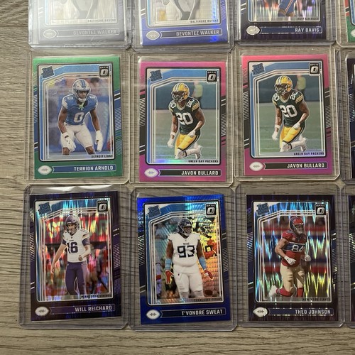 2024 Donruss Optic Prizm Football Rookie Card Lot - 20 Cards - Diff Prizms - Picture 5 of 10