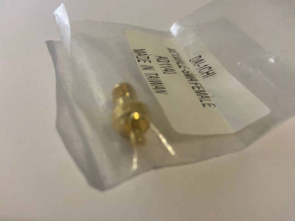 MCX Male-SMA Female Adapter AD1140 for Radio Communication by DAI-CHI Brand New. - Image 3 of 3