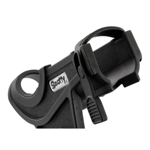 #280-BK Supporto per esca/canna da spinning con #241 supporto per ponte laterale (nero) piccolo - Foto 5 di 5