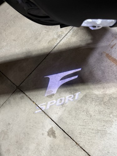 LED Door Courtesy Light Projector Logo Emblem Lexus F Sport IS350 IS250 RC350 - Picture 4 of 4