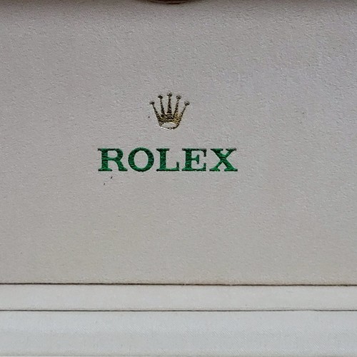 Used Rolex Watch Box 31.00.04 Green Box Case Card Fabric Used - Bild 8 von 18