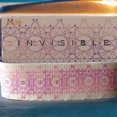 ZOX ''INVISIBLE''  Strap W/ Card-Silver (SZ Medium)