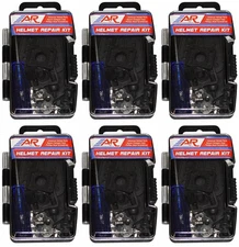 A&R Sports Helmet Repair Kit, 19-Piece w/ Case (6-Pack)