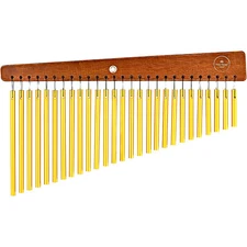 Meinl Sonic Energy CH27WB Single Row Chimes 27 Gold Anodized Alloy Bars Walnut