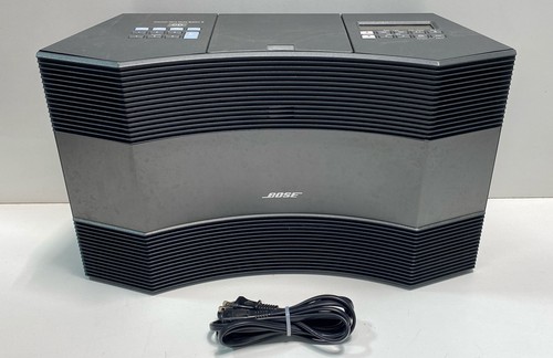 Bose Black Acoustic Wave Music System Ii Cd Player Fm Am Aux Stereo Tested