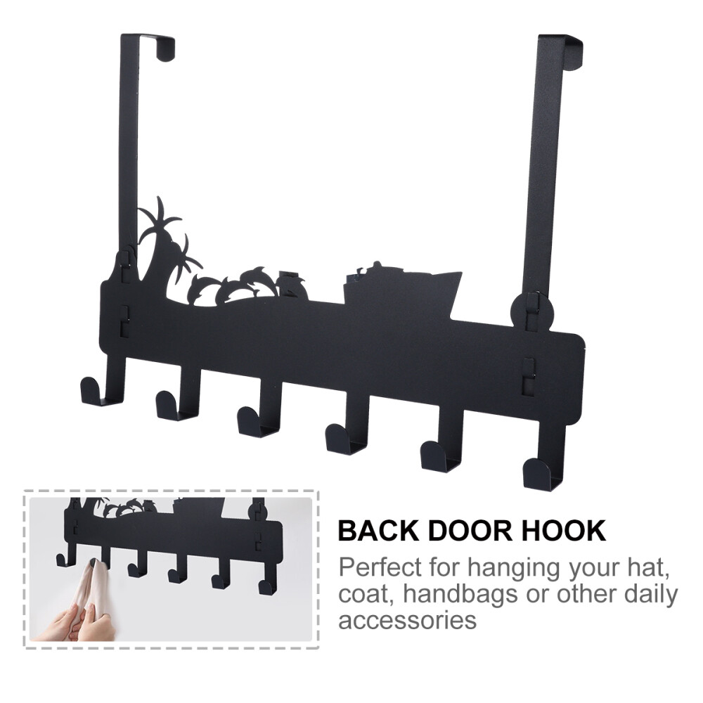 Punch Free Storage Rack Back Door Hook Home Storage Rack Wall Hanger Key Hook eBay
