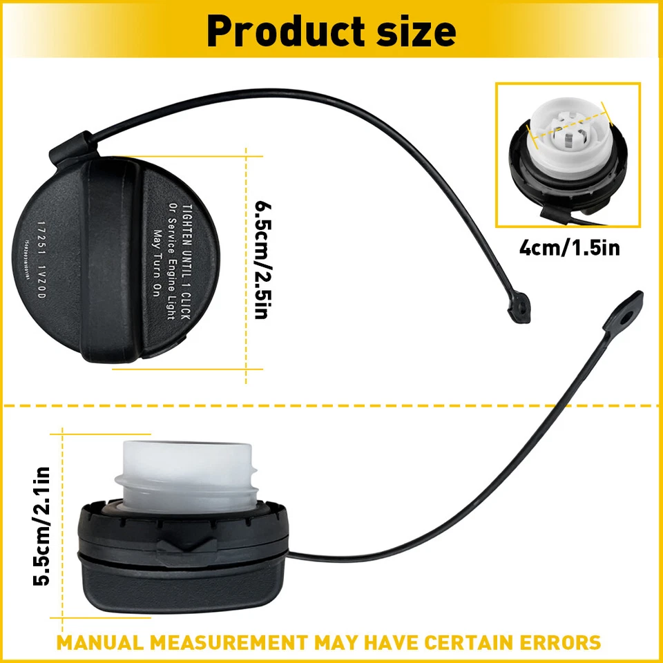 Tapa de gasolina OEM para Nissan Xterra Pathfinder Armada Frontier 2012-2021 tanque de combustible H Foto 2 de 4