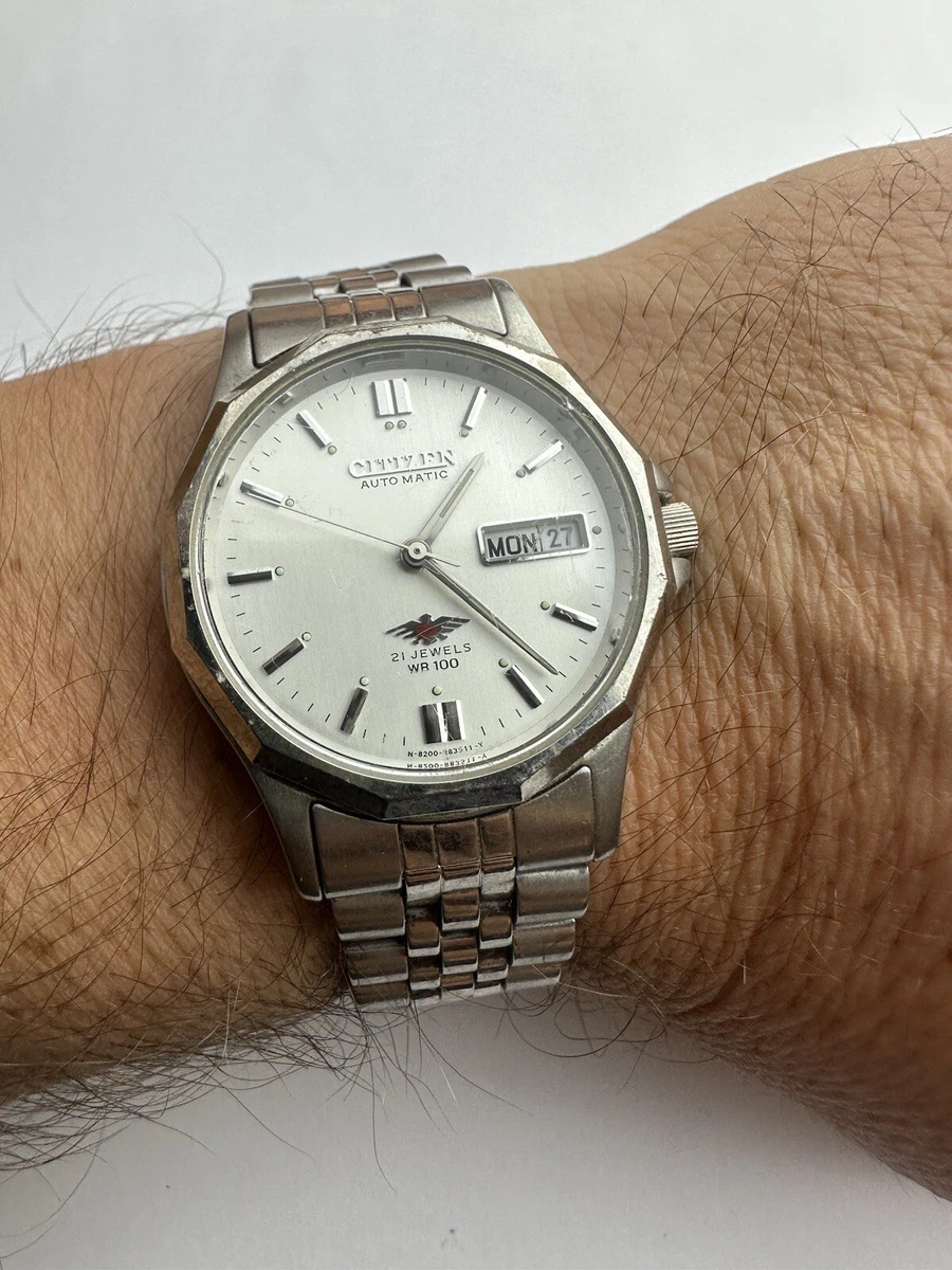 Vintage Citizen WR100 Automatic 21 Jewels Mens Watch Available Worldwide