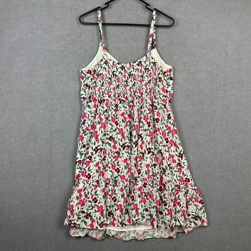 Old Navy Dress Womens Extra Large Colourful Cami Shirred Adjustable Strap Rayon - Picture 2 of 7