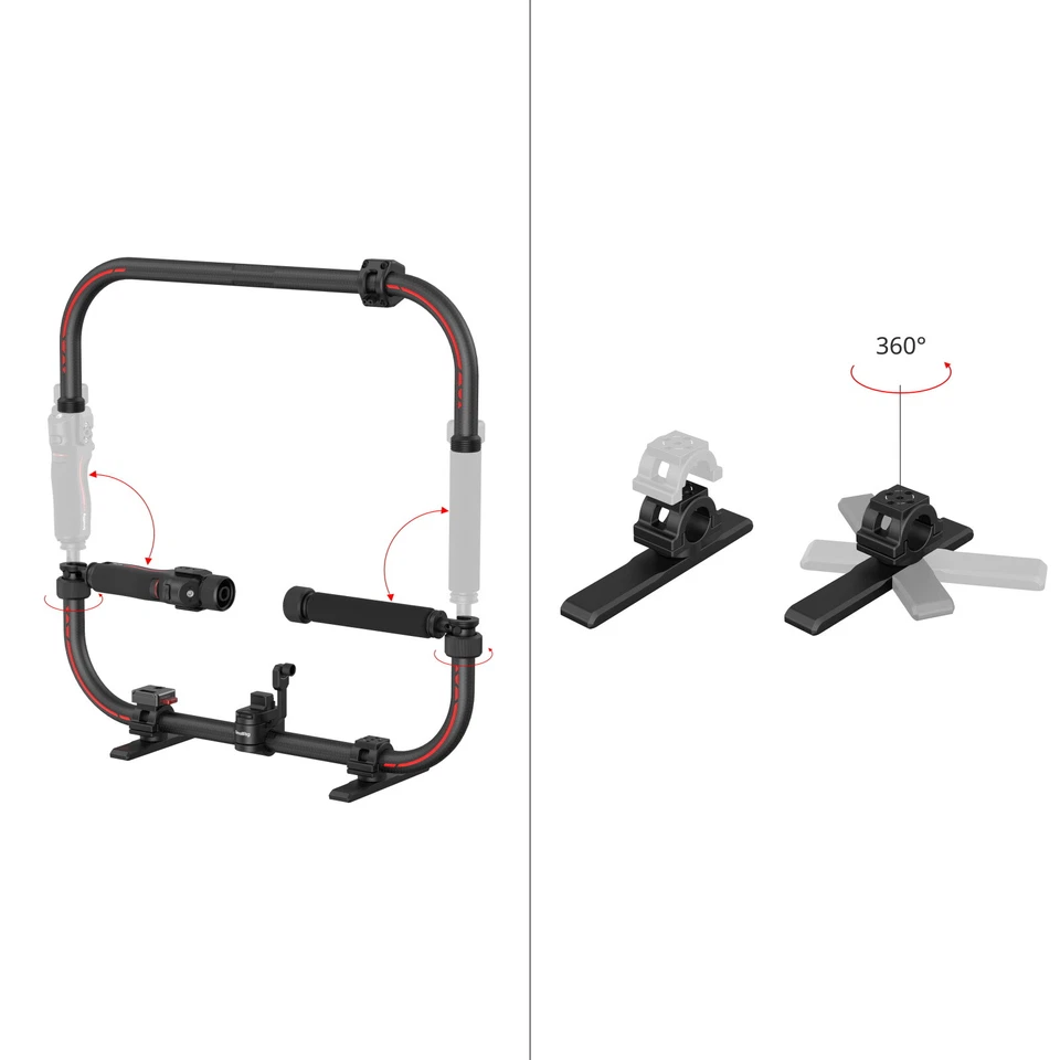 SmallRig Stabilizer Handheld Ring for DJI RS2/RS 3 Pro/RS 4/RS 4 Pro Stabilizer - Image 4 of 4