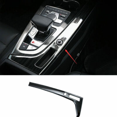 Fit For Audi A4 A5 2017-2021 Black Steel Central Console Right Gear Shift Panel