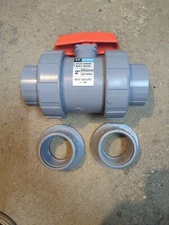 Spears 2" Schedule 80 CPVC True Union Ball Valve With Slip And Threaded Ends