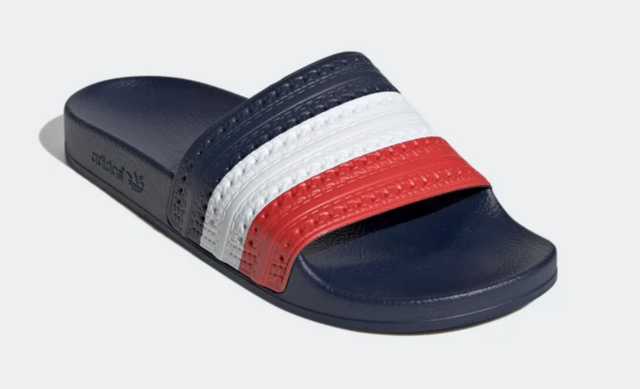 adilette slides navy